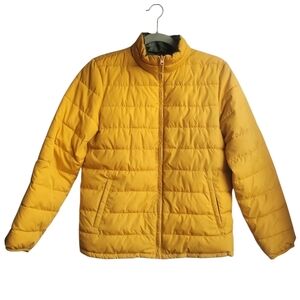 Gap Yellow Quilted Kids Jacket Sz XXL